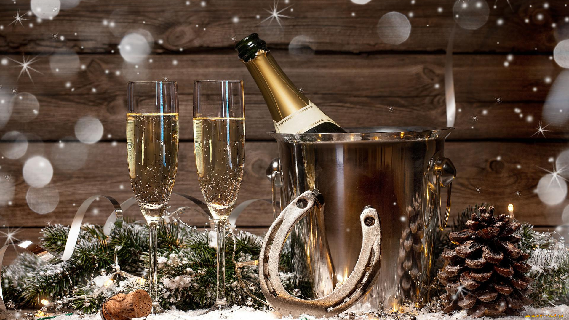 праздничные, угощения, элементы, дизайн, рождество, фон