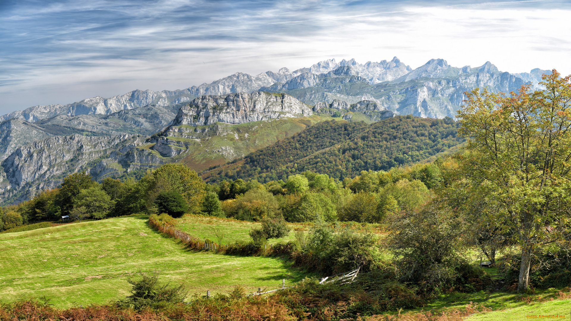 природа, горы, простор