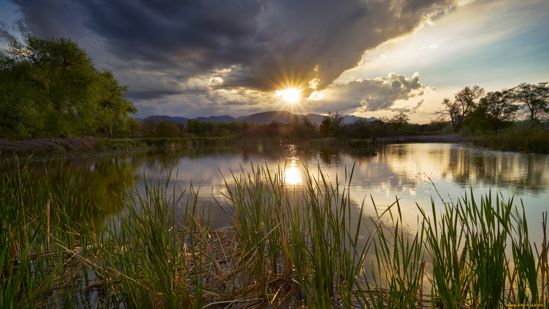 природа, реки, озера, простор