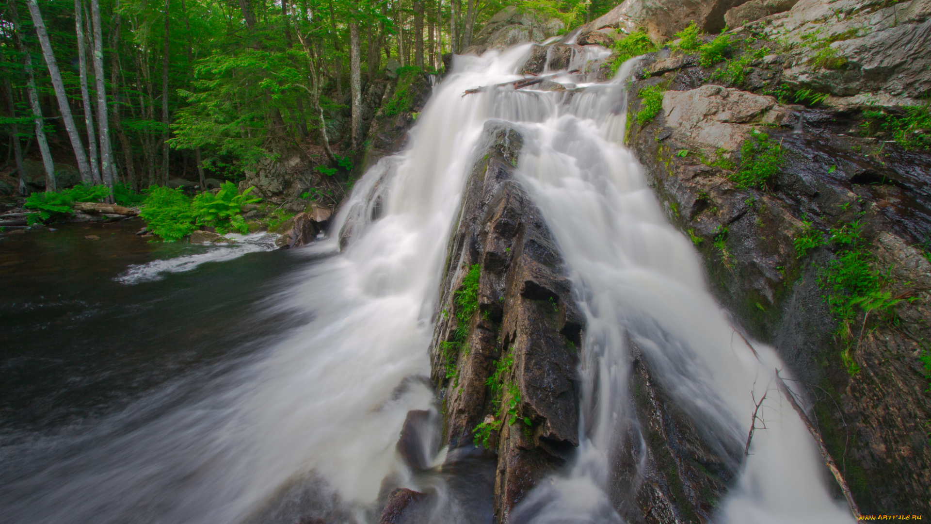 природа, водопады, простор