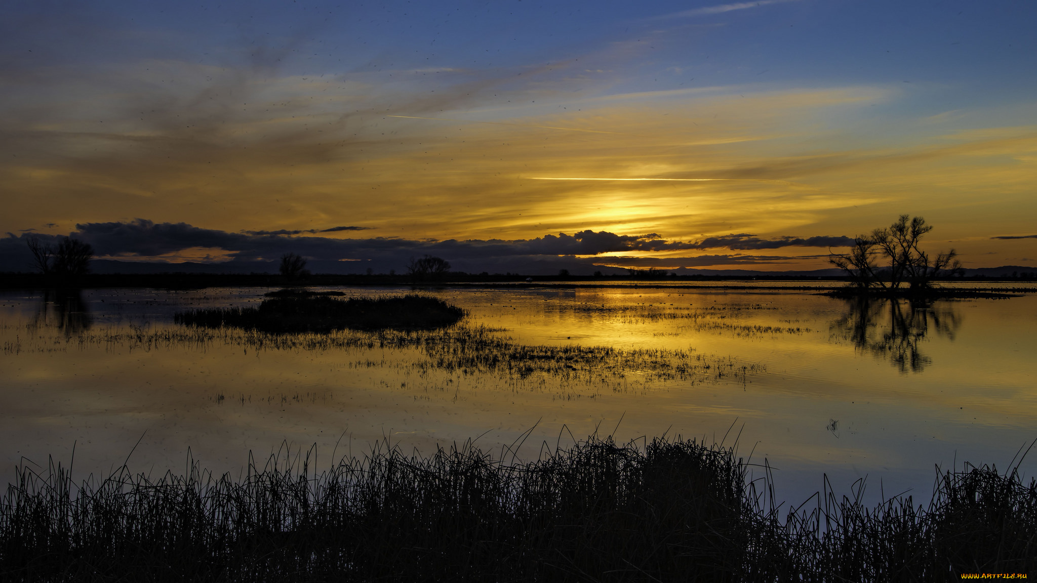 природа, восходы, закаты, простор