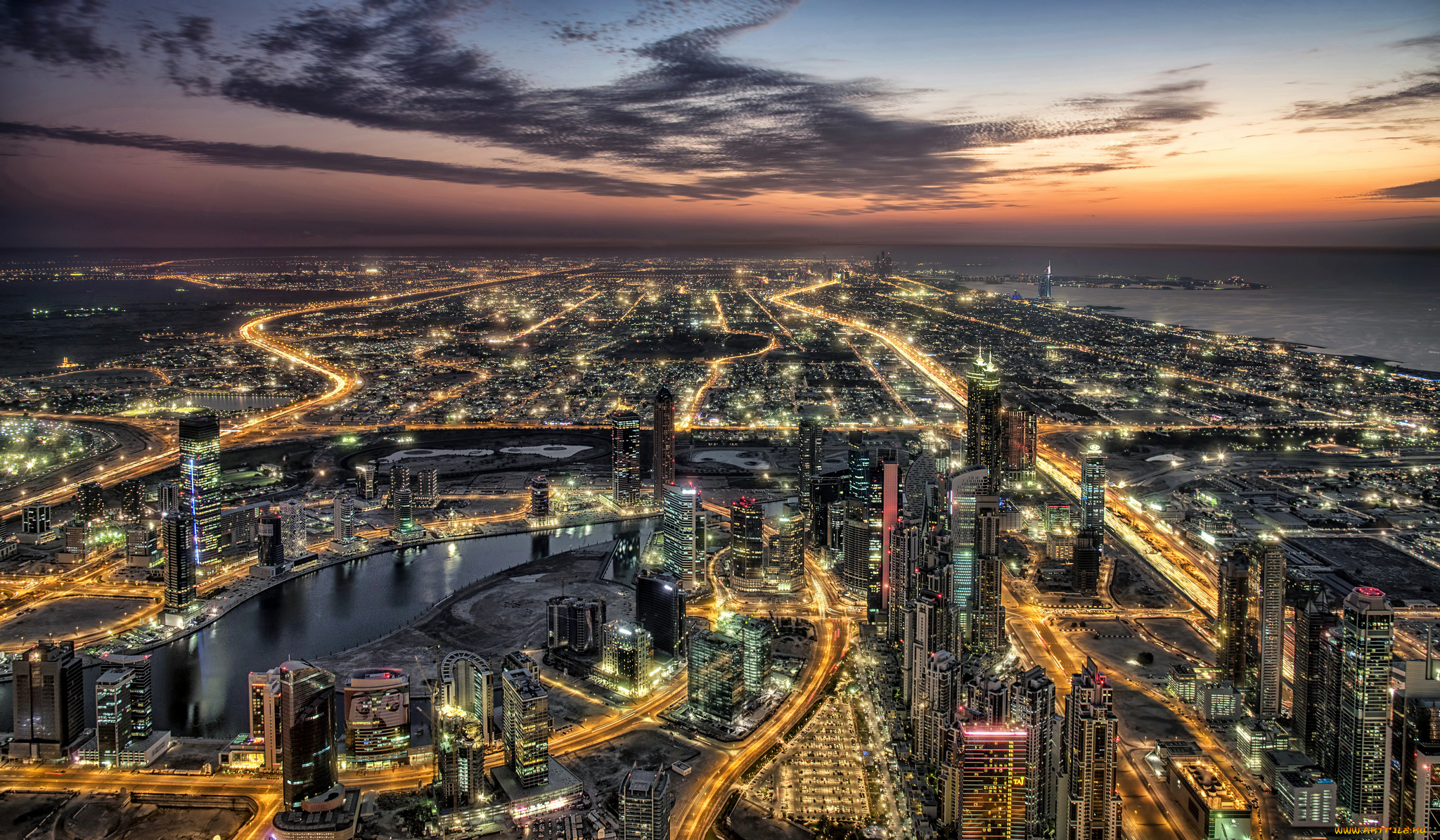 burj, khalifa, in, dubai, города, дубай, , оаэ, простор