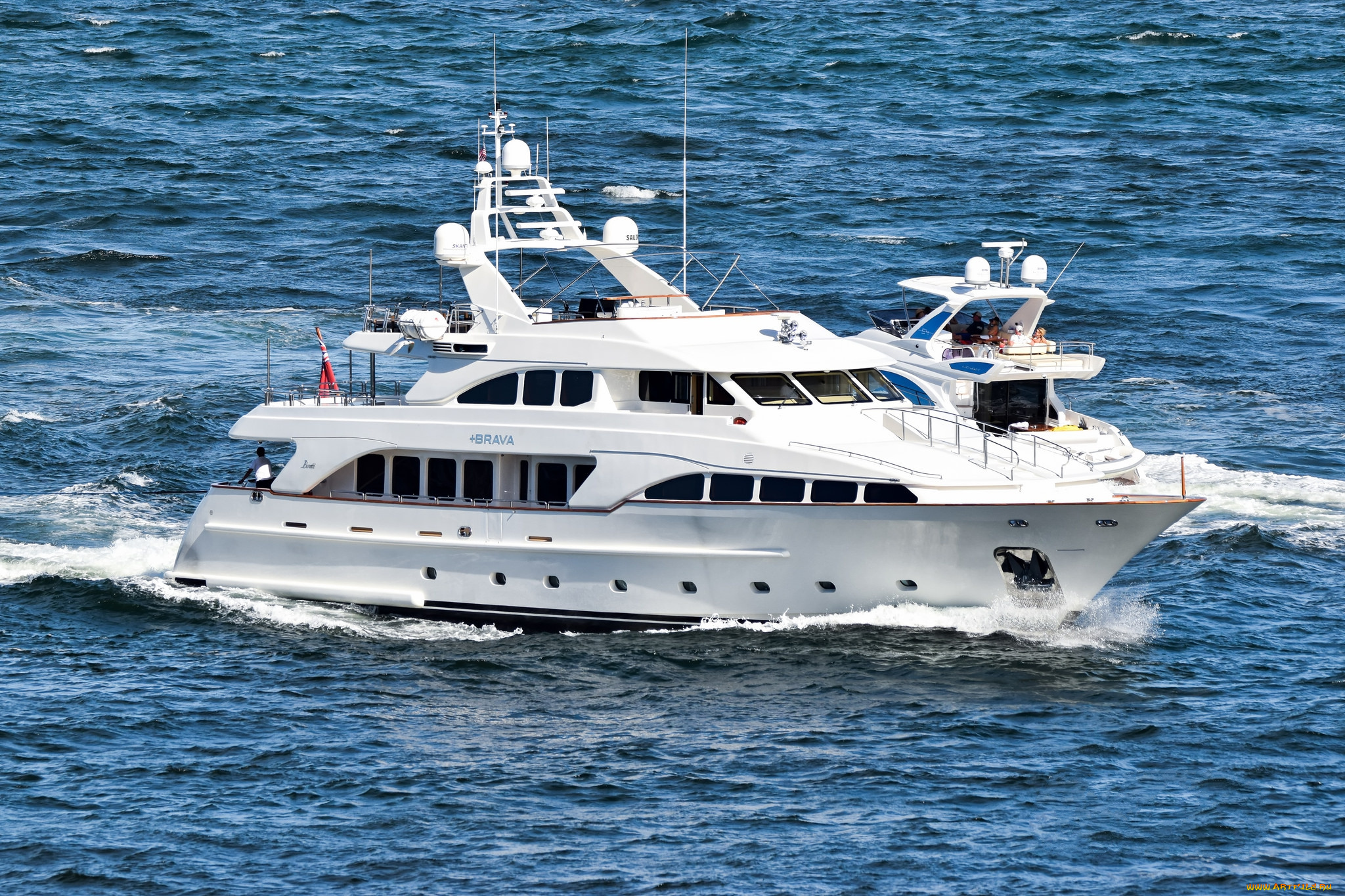 корабли, Яхты, суперяхта