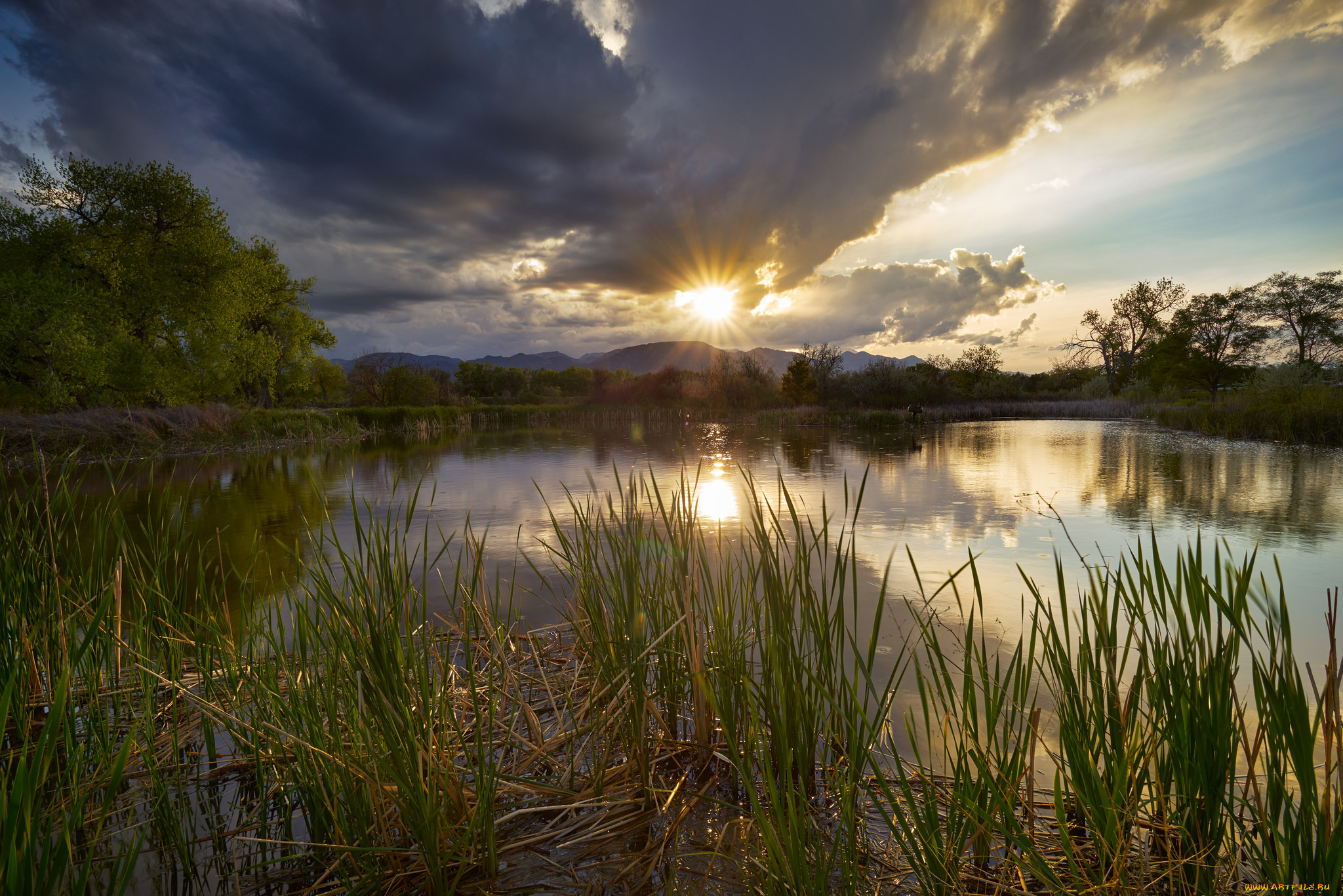 природа, реки, озера, простор