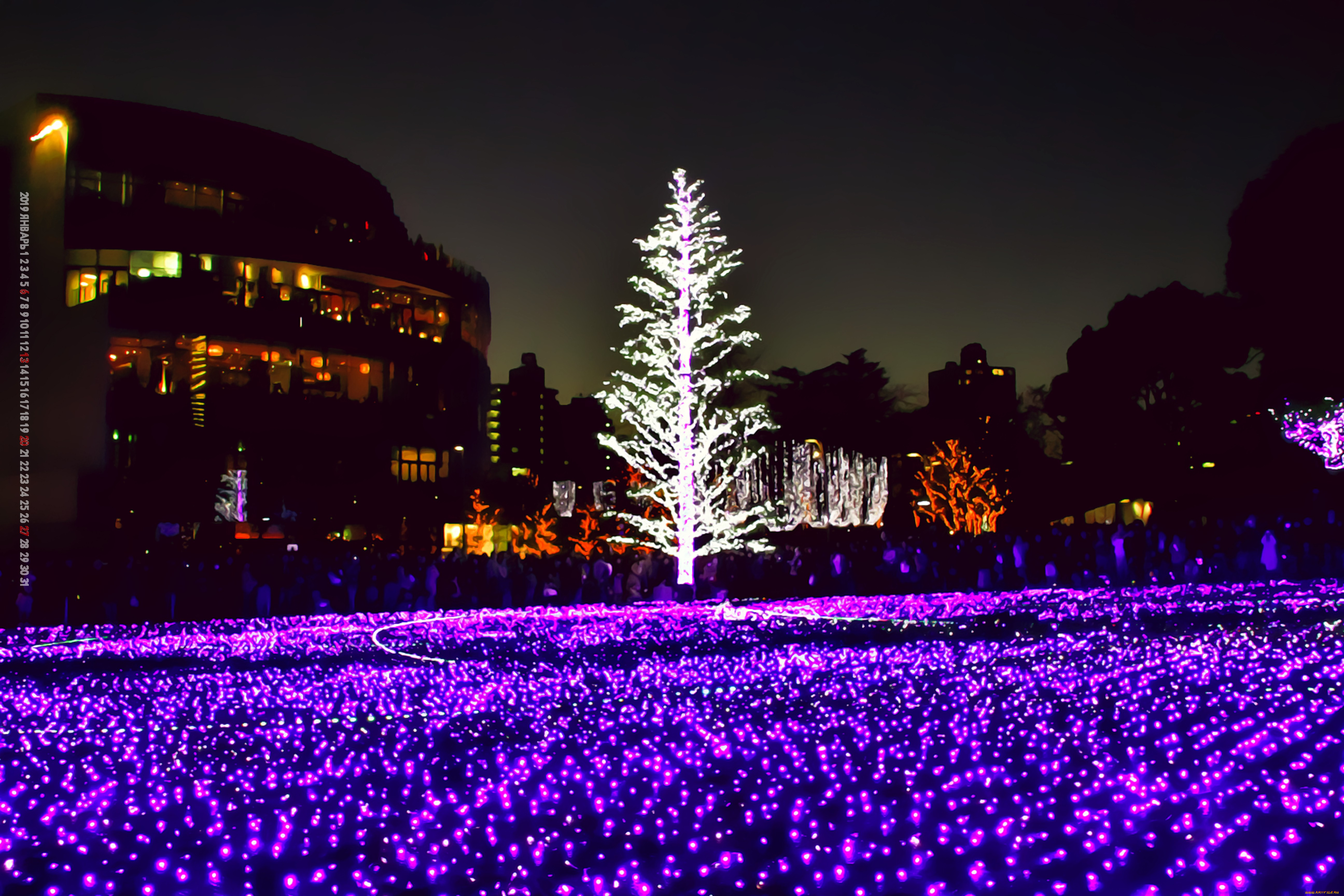 календари, праздники, , салюты, гирлянда, иллюминация, город