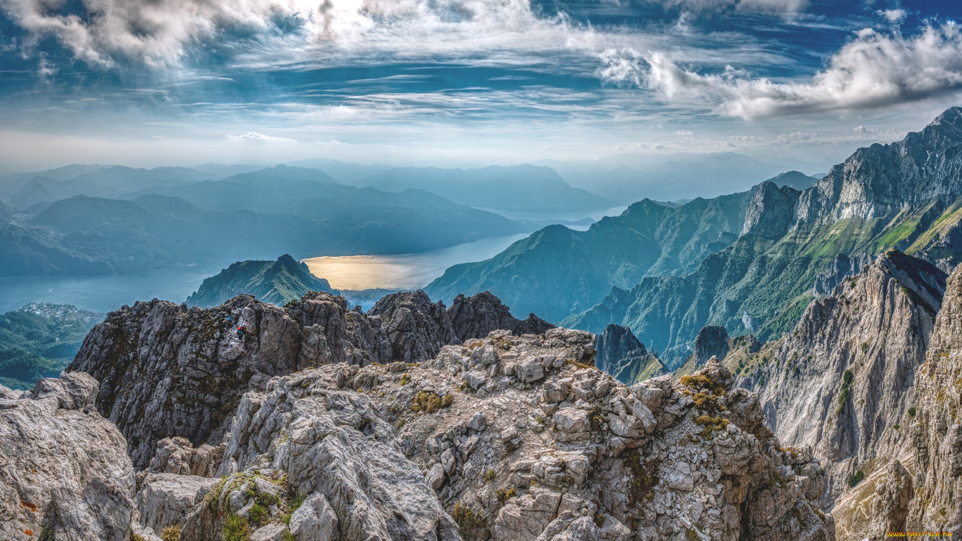 природа, горы, простор