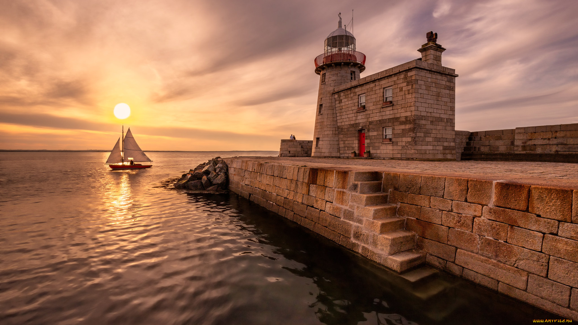 природа, маяки, простор