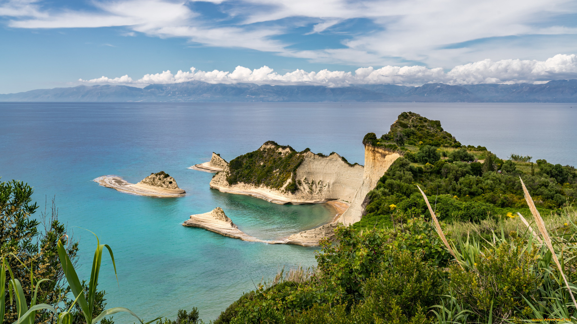 природа, побережье, простор