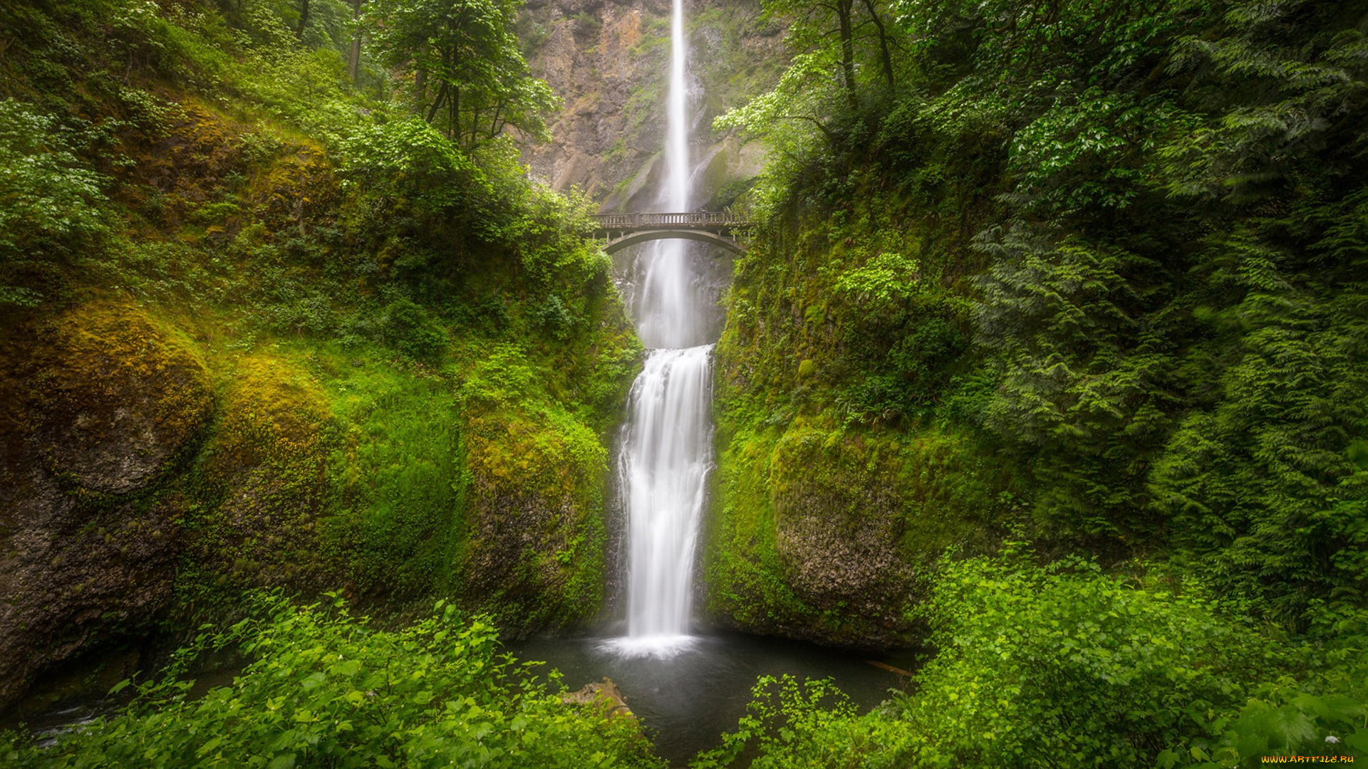 природа, водопады, простор