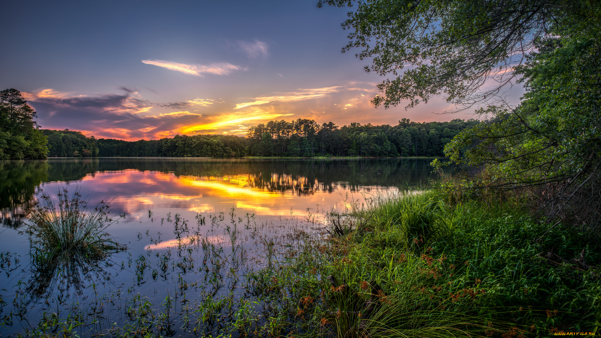 природа, восходы, закаты, простор