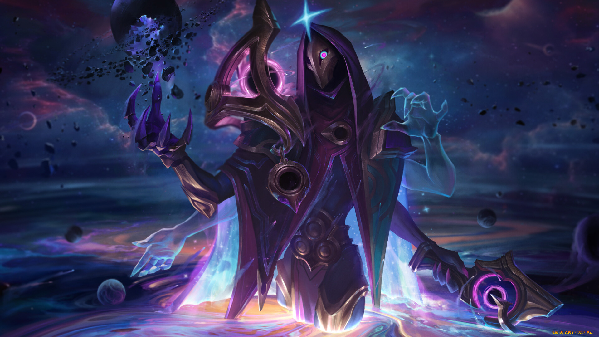 видео, игры, league, of, legends, существо, планеты, космос