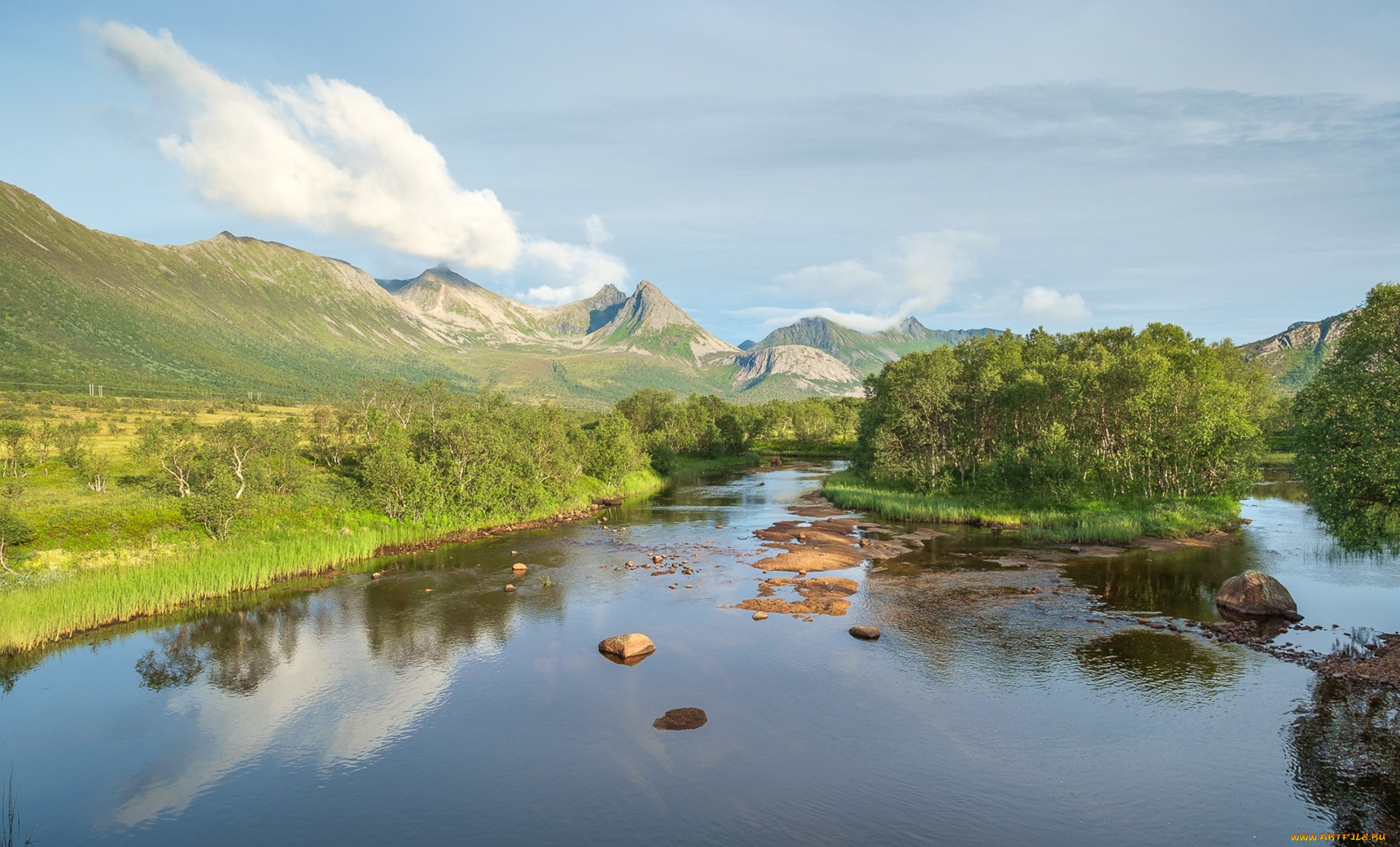 природа, реки, озера, простор