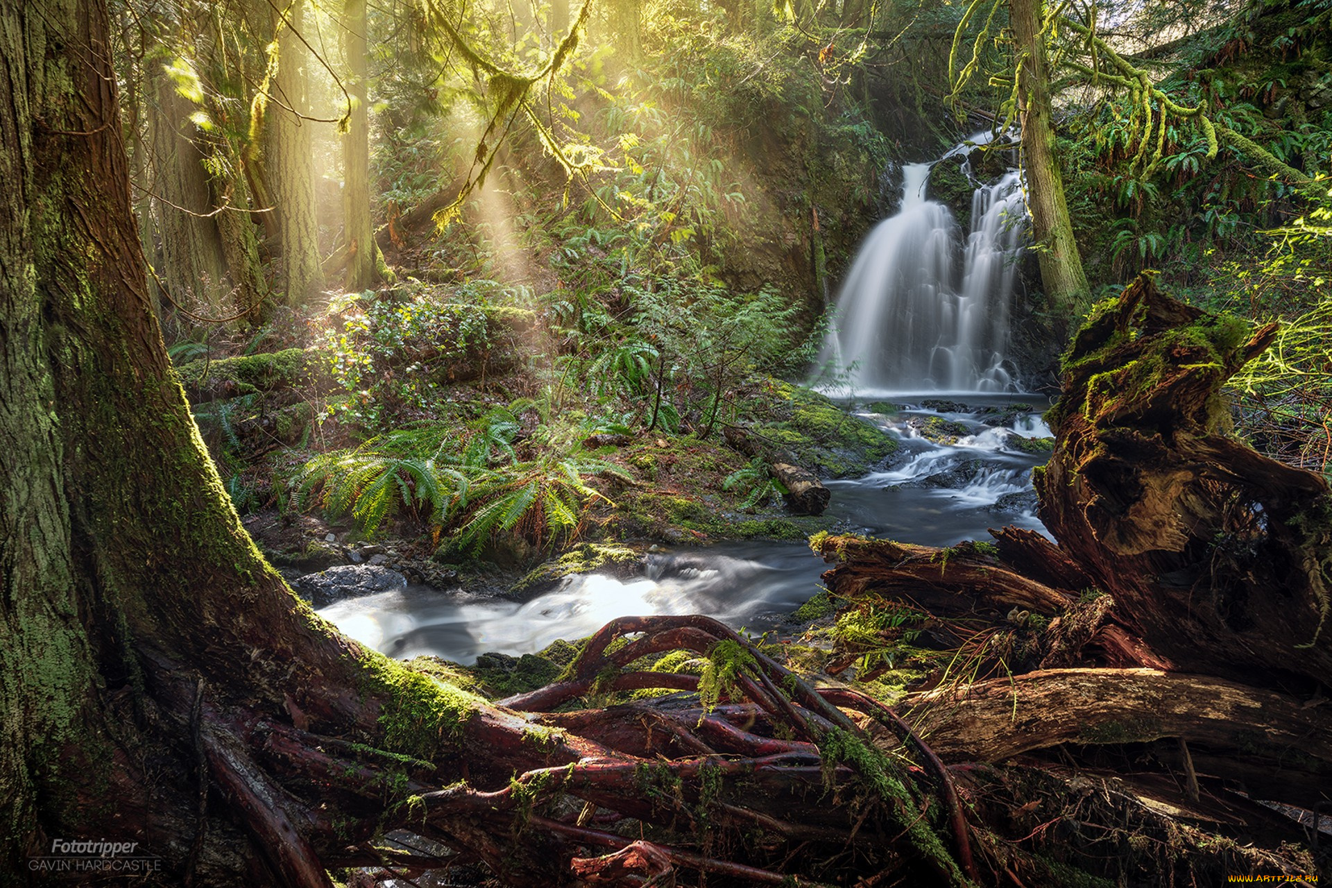 природа, водопады, простор