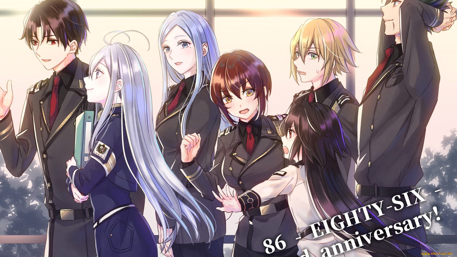 аниме, eighty, six, eighty, six