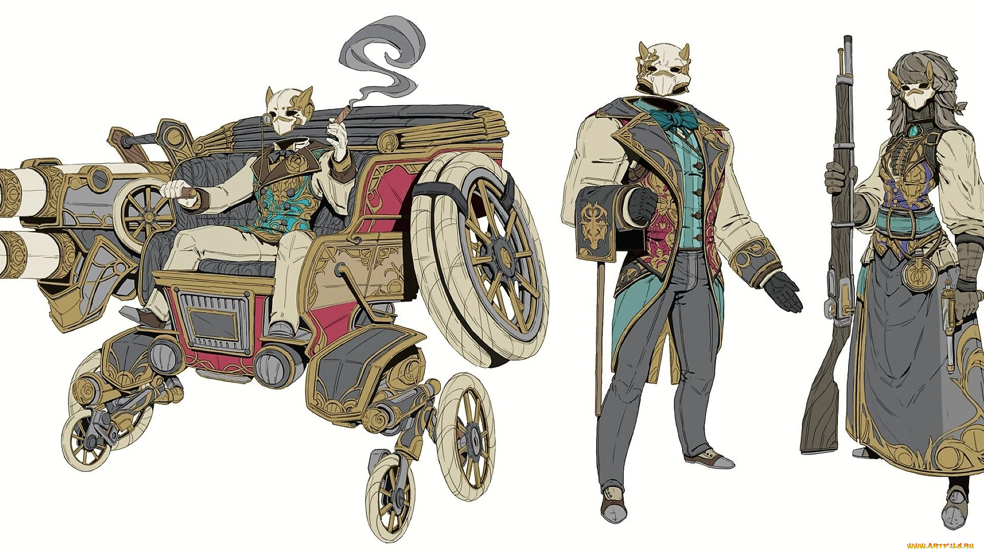 аниме, оружие, , техника, , технологии, существа, повозка