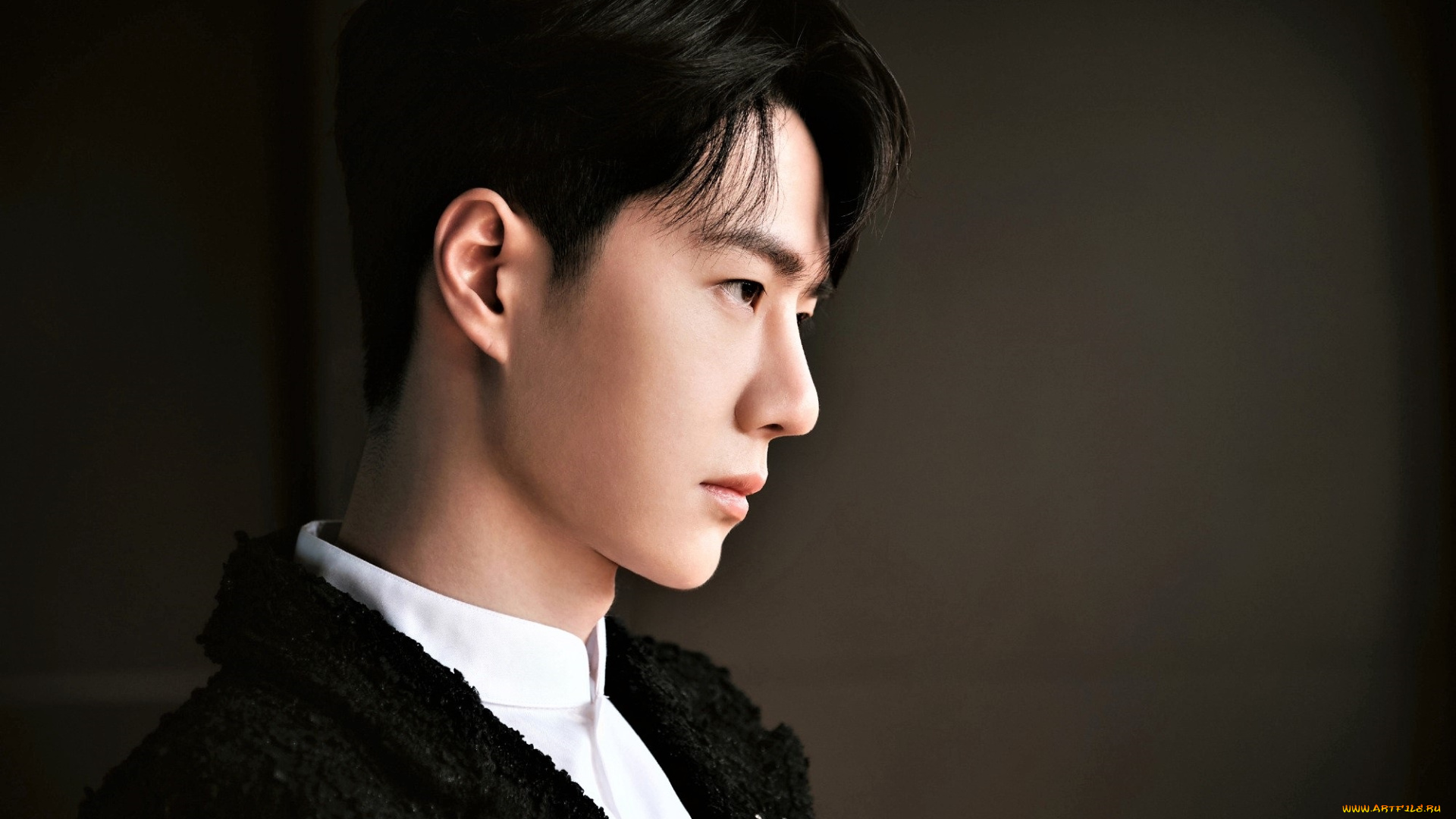 мужчины, wang, yi, bo, лицо, пиджак