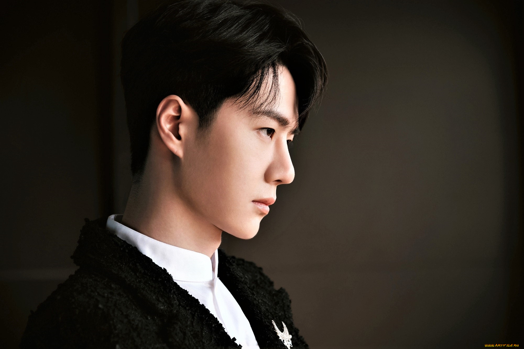 мужчины, wang, yi, bo, лицо, пиджак