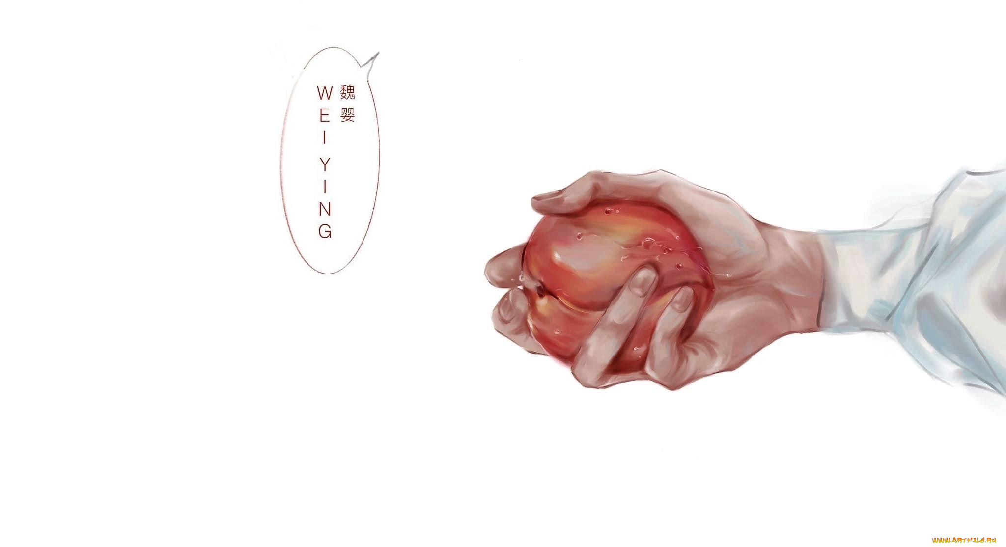 аниме, mo, dao, zu, shi, лань, ванцзы, рука, персик