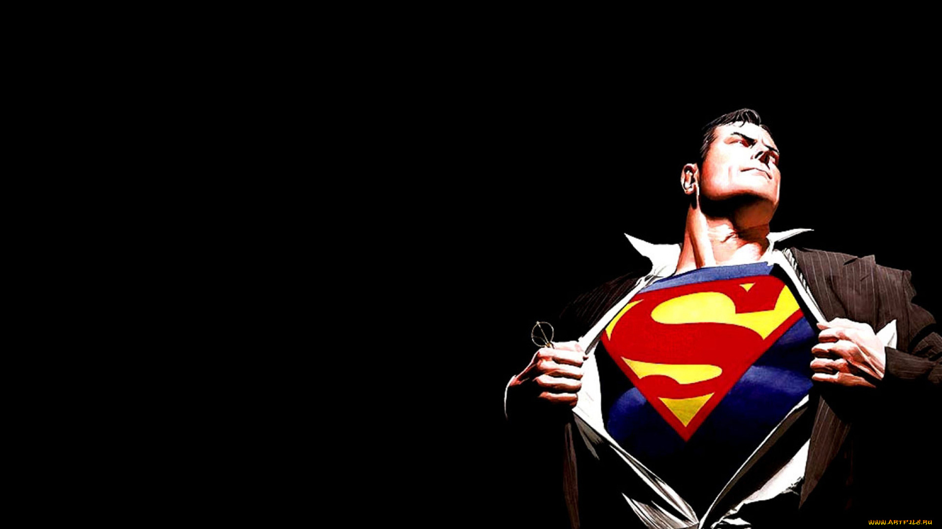 рисованное, комиксы, супермен