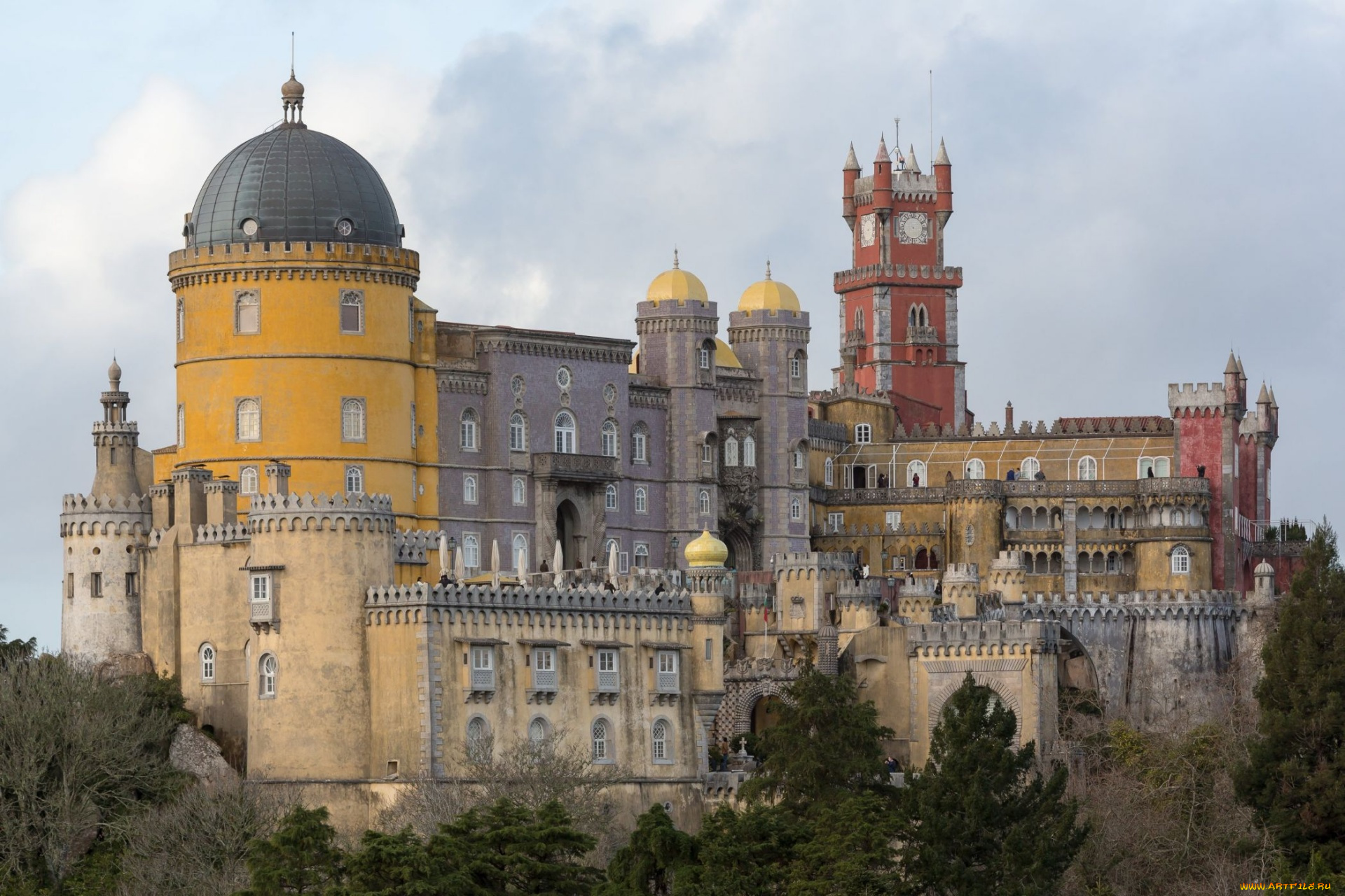 pena, palace, portugal, города, -, дворцы, , замки, , крепости, pena, palace