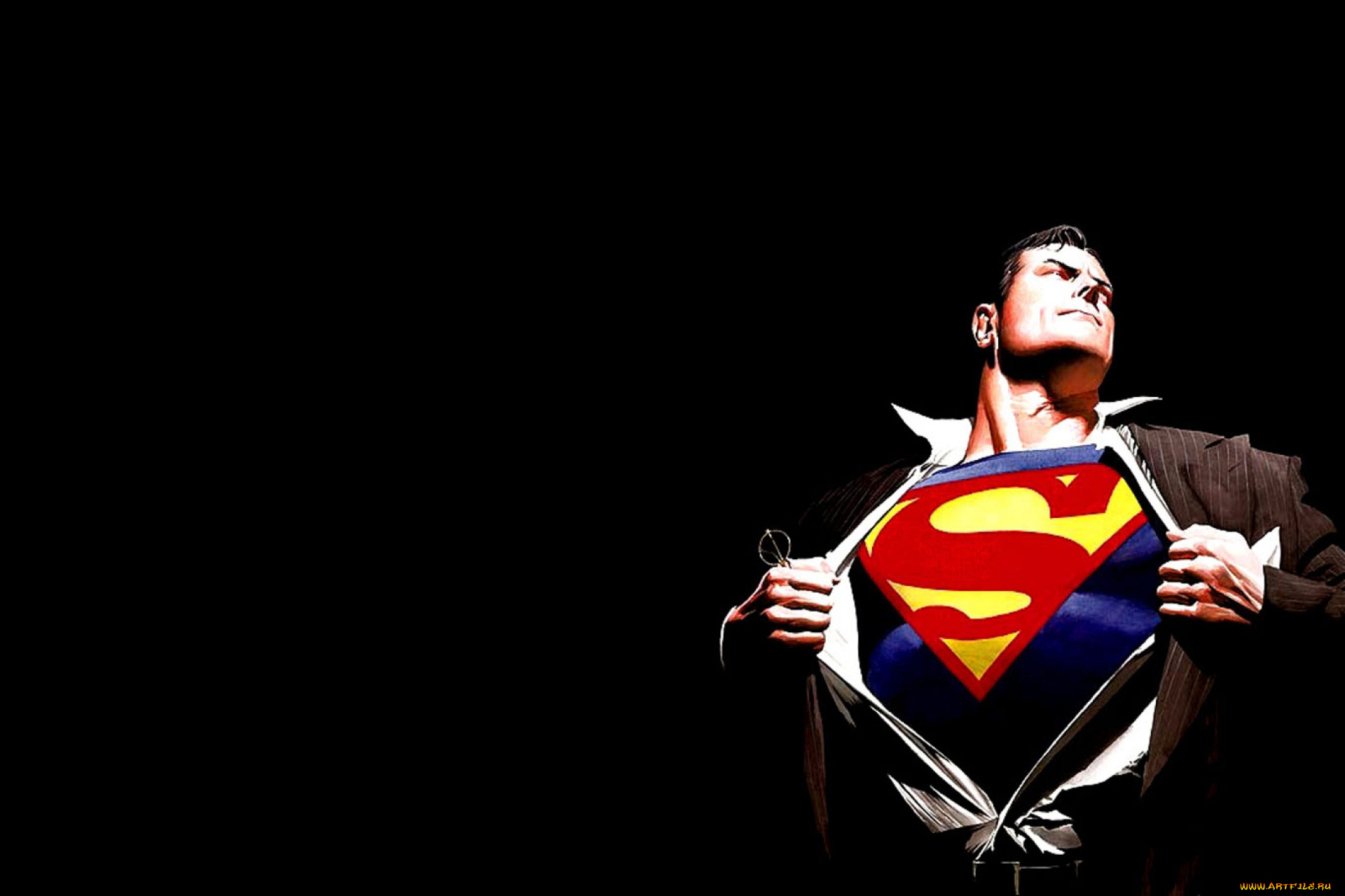 рисованное, комиксы, супермен