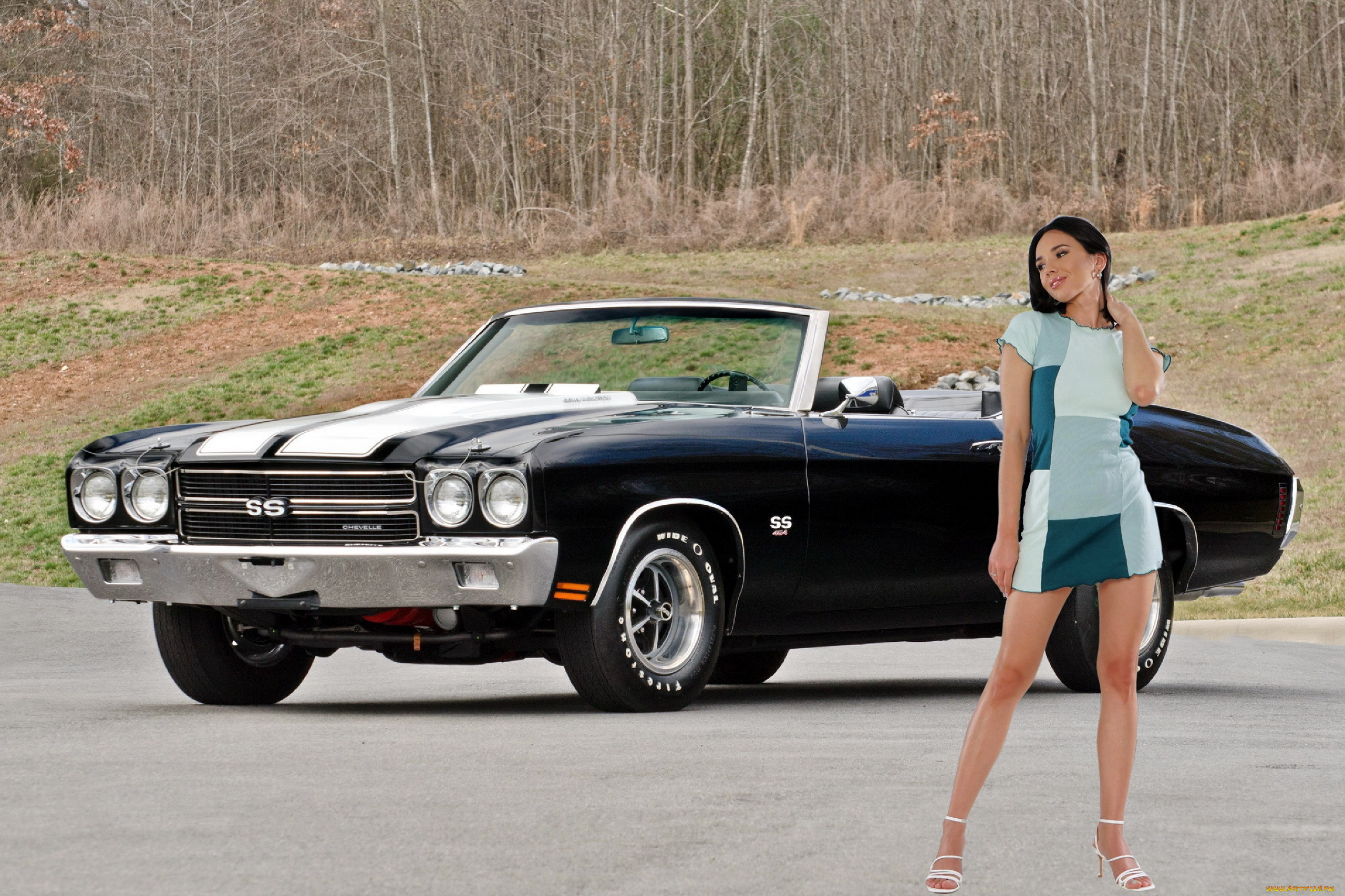 девушки, eve, sweet, автомобиль, платье, мини