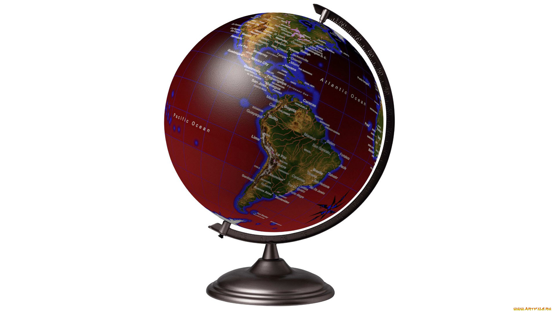 3д, графика, реализм, , realism, глобус