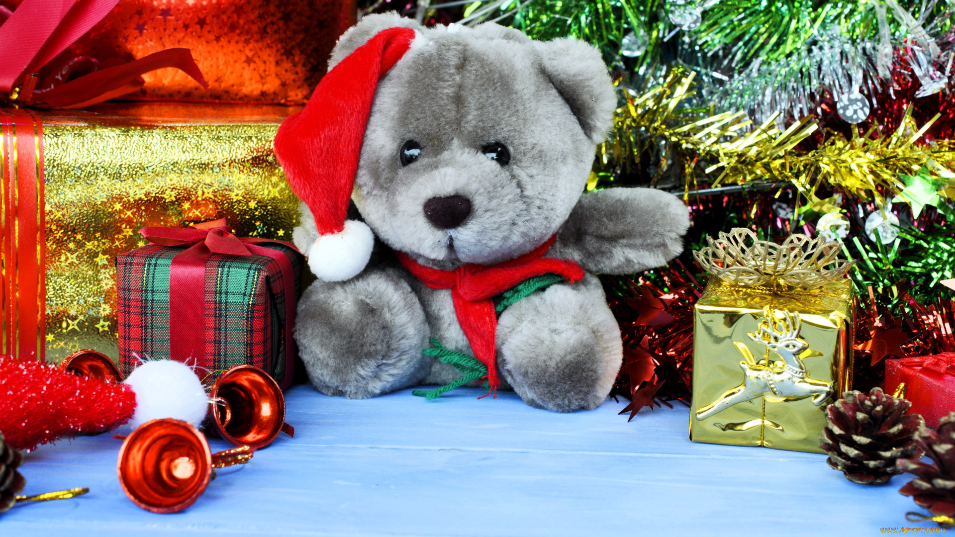 праздничные, мягкие, игрушки, мишка, подарки, мишкура