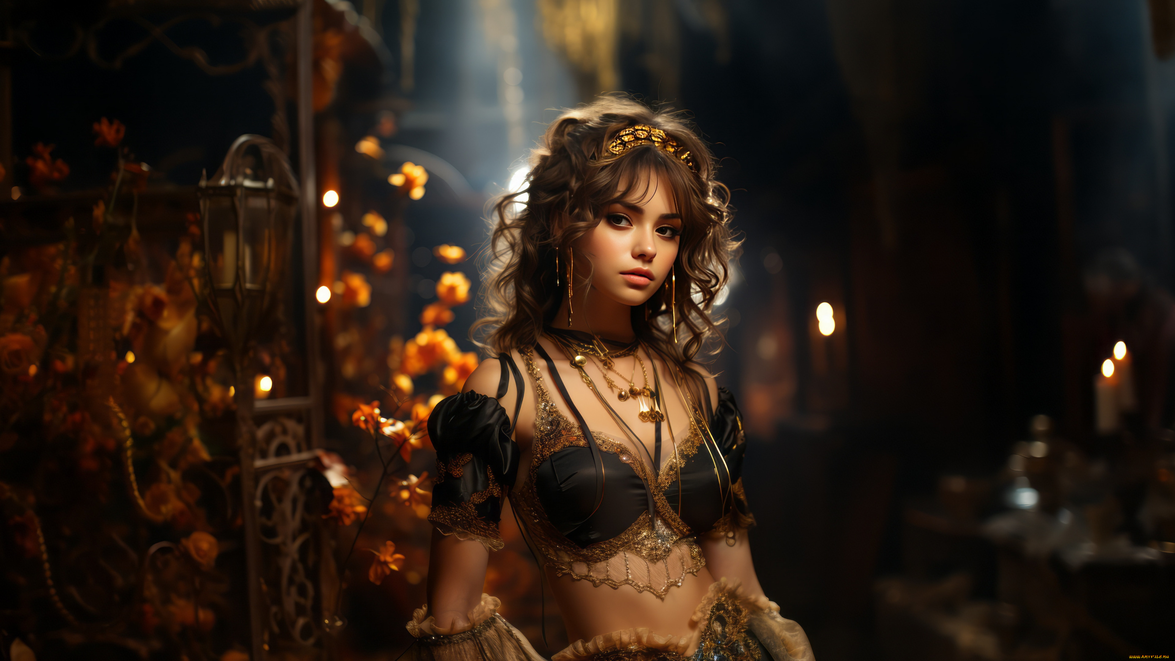 3д, графика, люди, , people, аниме, девушка, красота, золото, gold, ии, ai, art, нейросети