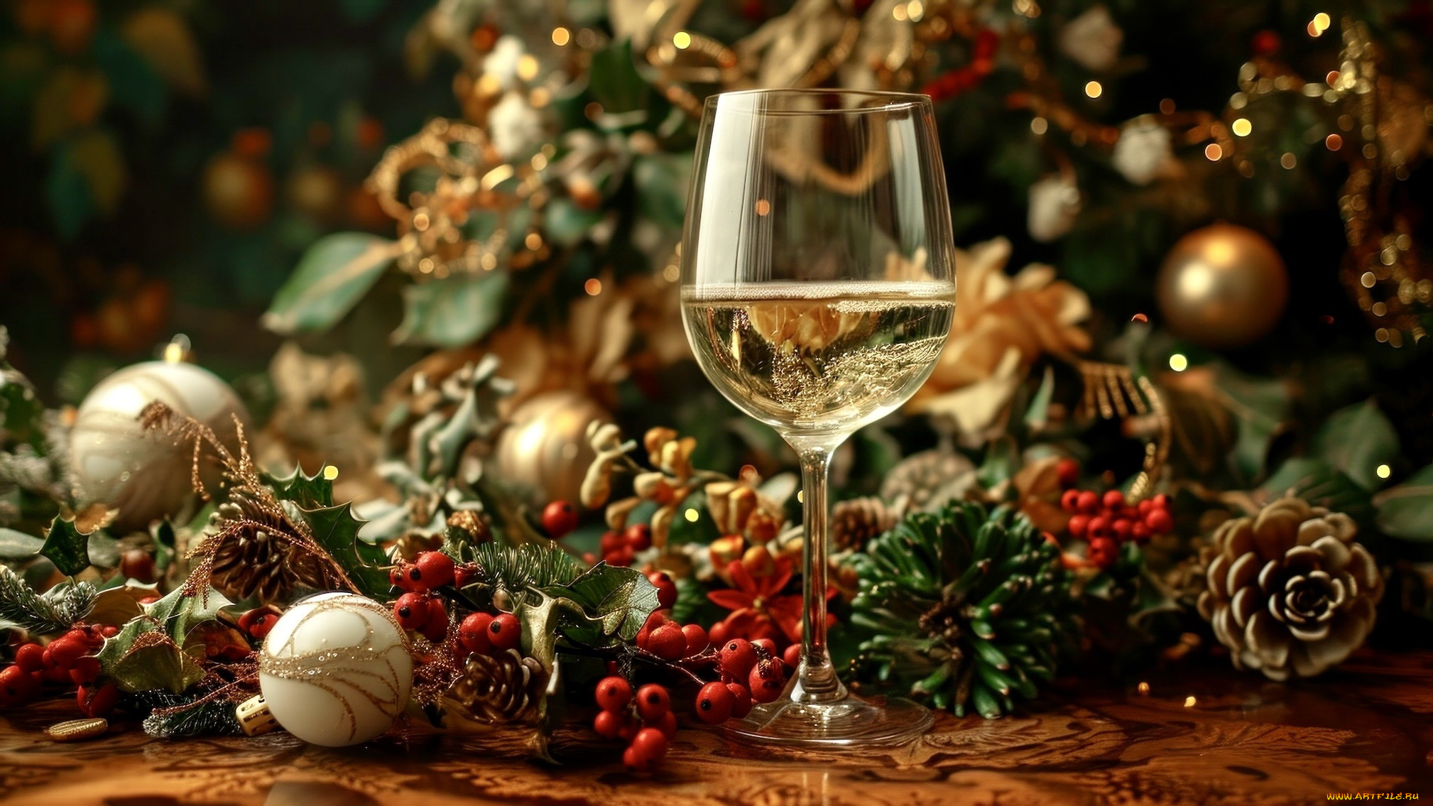 3д, графика, праздники, , holidays, шарики, бокал, шампанское