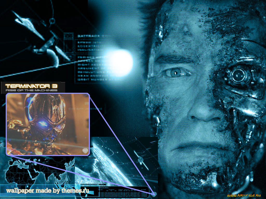 кино, фильмы, terminator, rise, of, the, machines