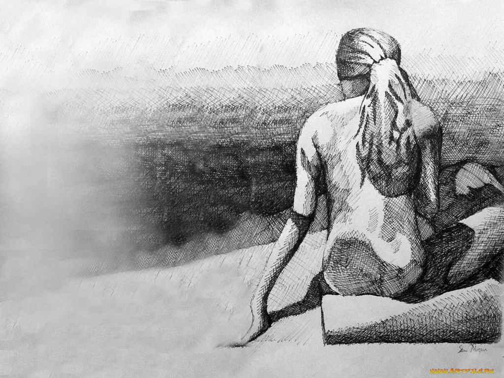 рисованные, люди