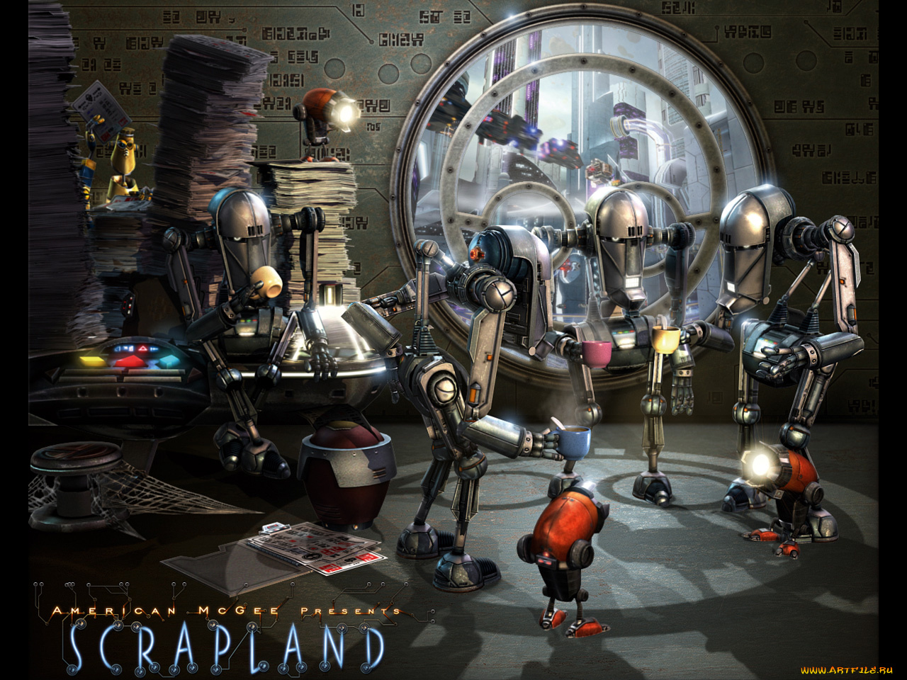 видео, игры, scrapland