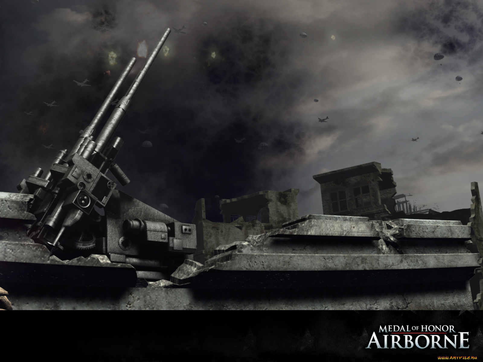 видео, игры, medal, of, honor, airborne