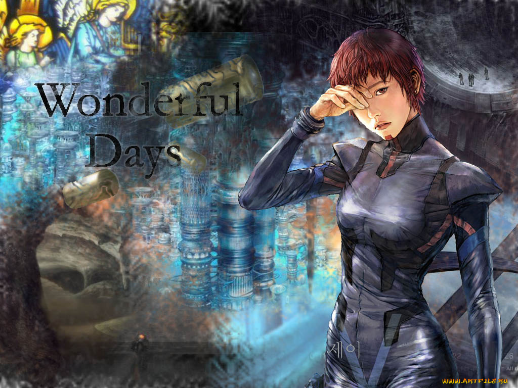 аниме, wonderful, days