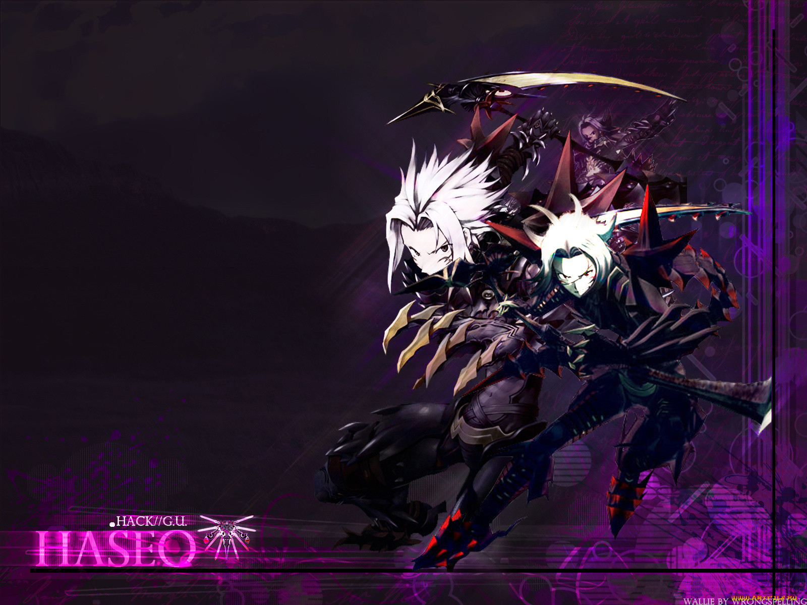 аниме, hack, sign