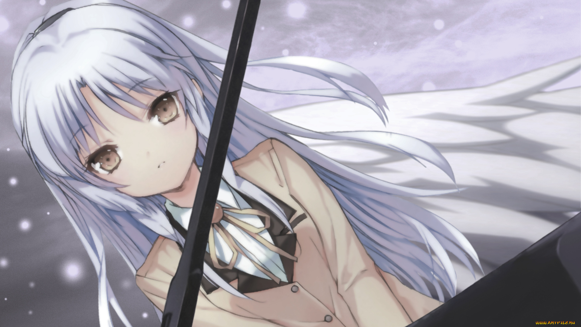 аниме, angel, beats