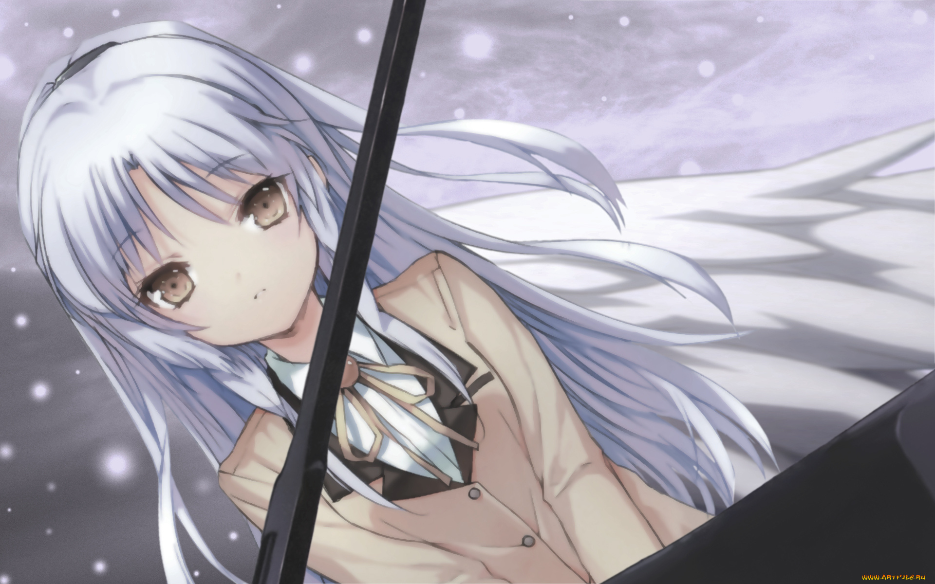 аниме, angel, beats