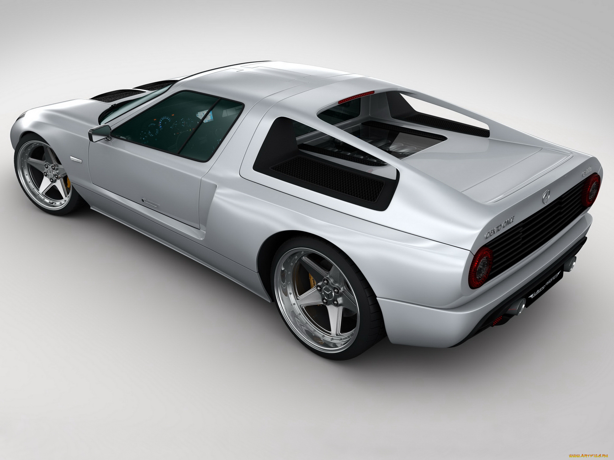 gwa, mercedes, benz, ciento, once, автомобили, 3д, gullwing, doors