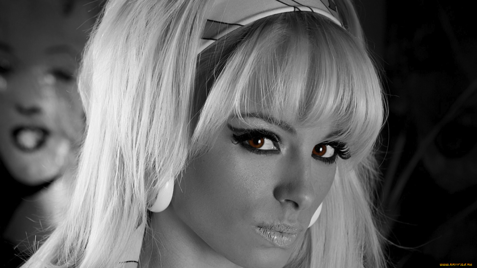 Rhian, Sugden, девушки, глаза, блондинка