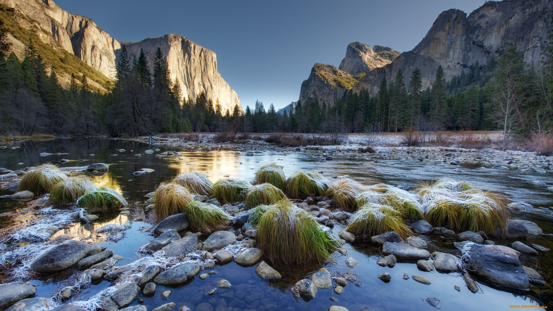 природа, реки, озера, вода, камни
