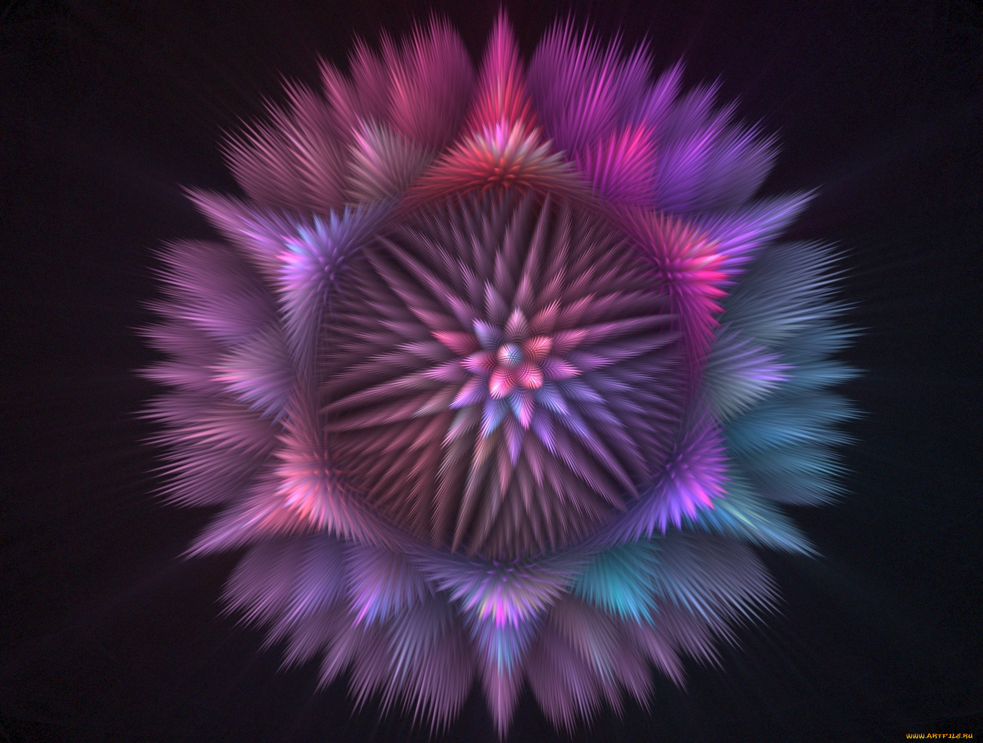 3д, графика, fractal, фракталы, фон, фрактал