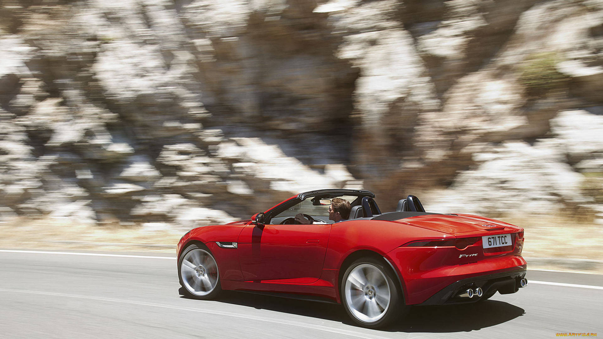 автомобили, jaguar, f-type, roadster, 2014г