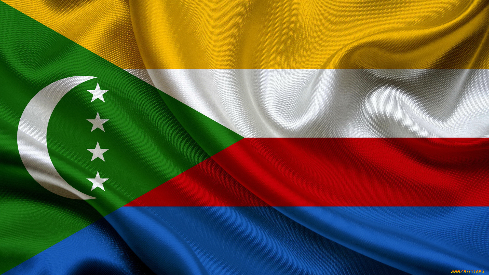 коморов, разное, флаги, гербы, флаг