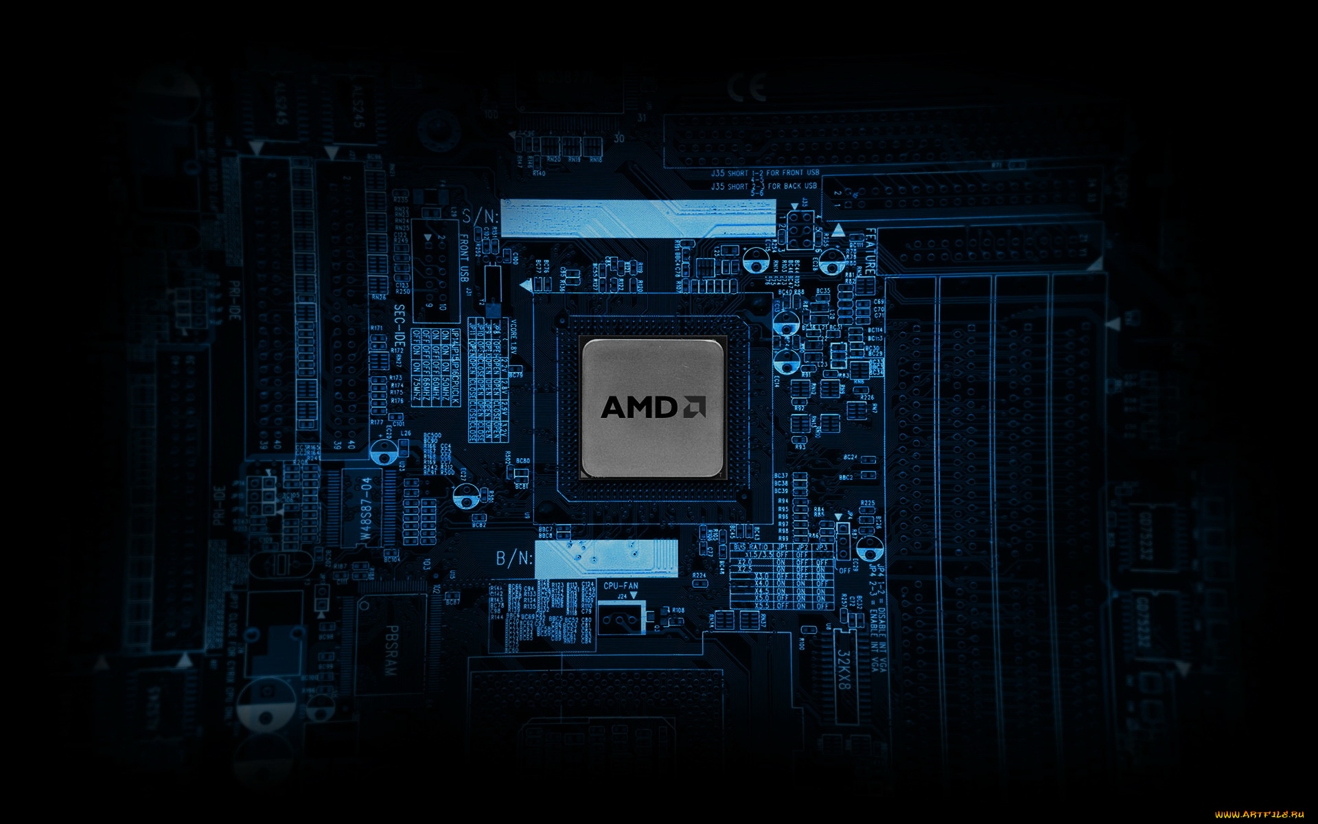 компьютеры, amd, логотип