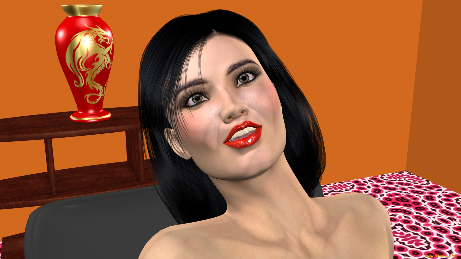 3д, графика, portraits, , портрет, девушка, лицо