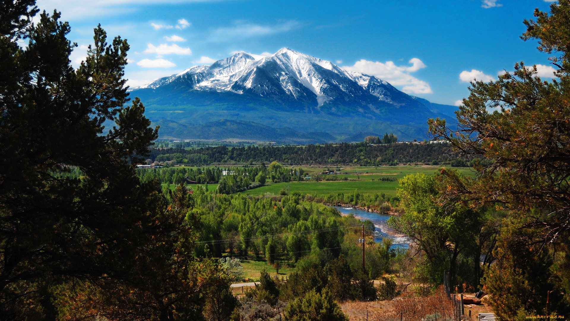 колорадо, сша, природа, пейзажи, колорадо, сша, горы, лес, река, пейзаж