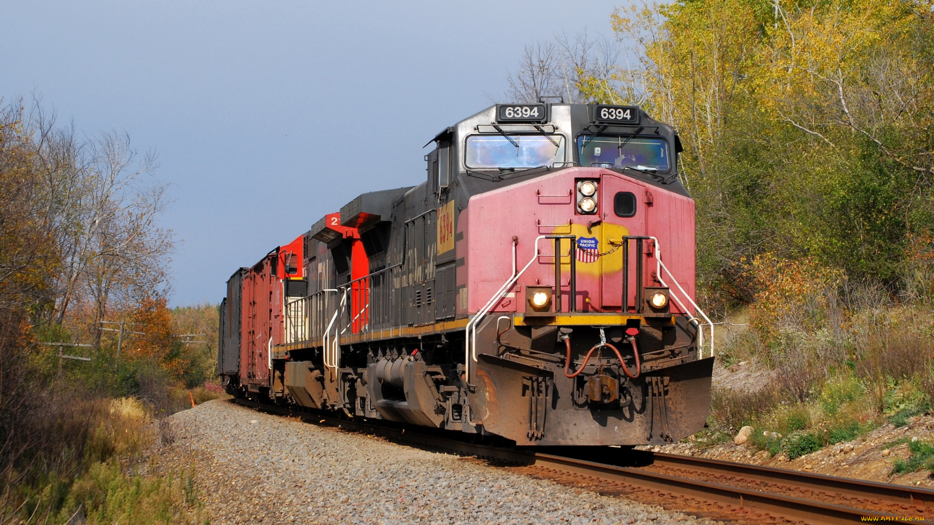 техника, поезда, железная, дорога, рельсы, локомотив, вагоны, грузовой, состав