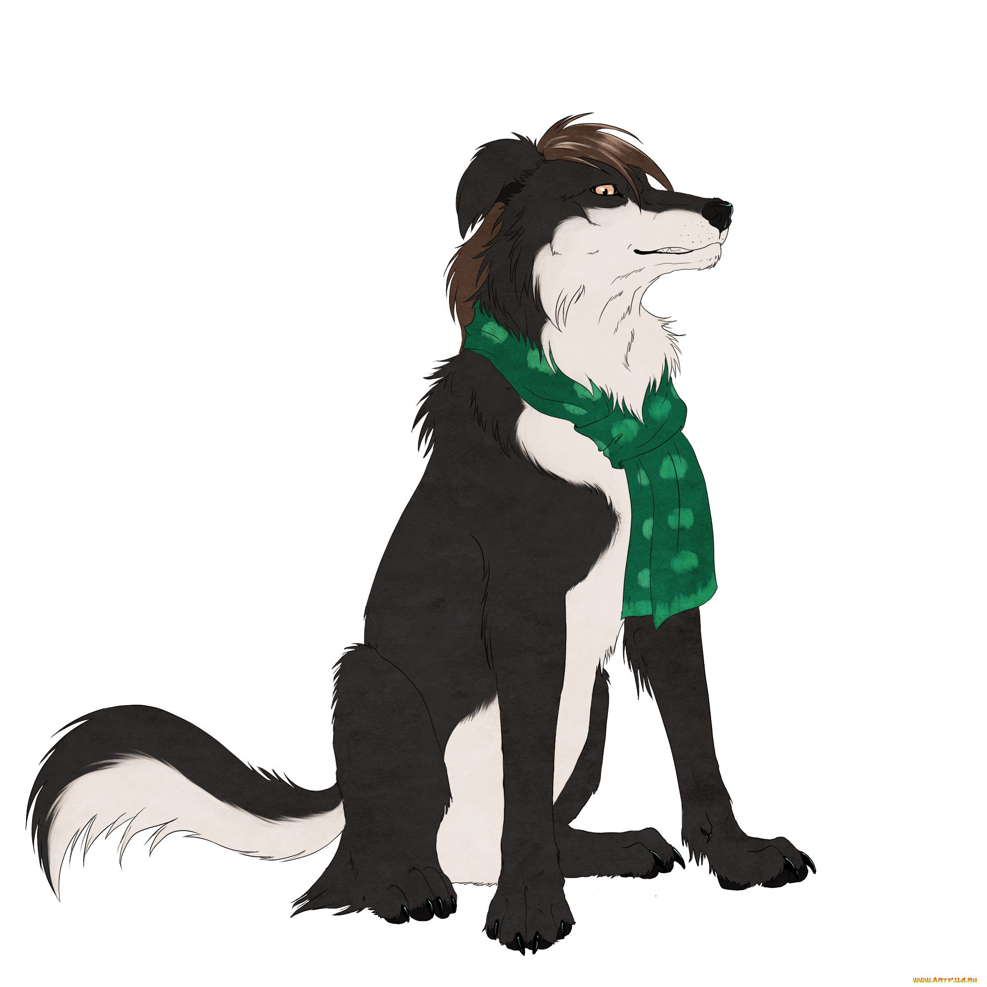 рисованные, животные, , сказочные, , мифические, собака