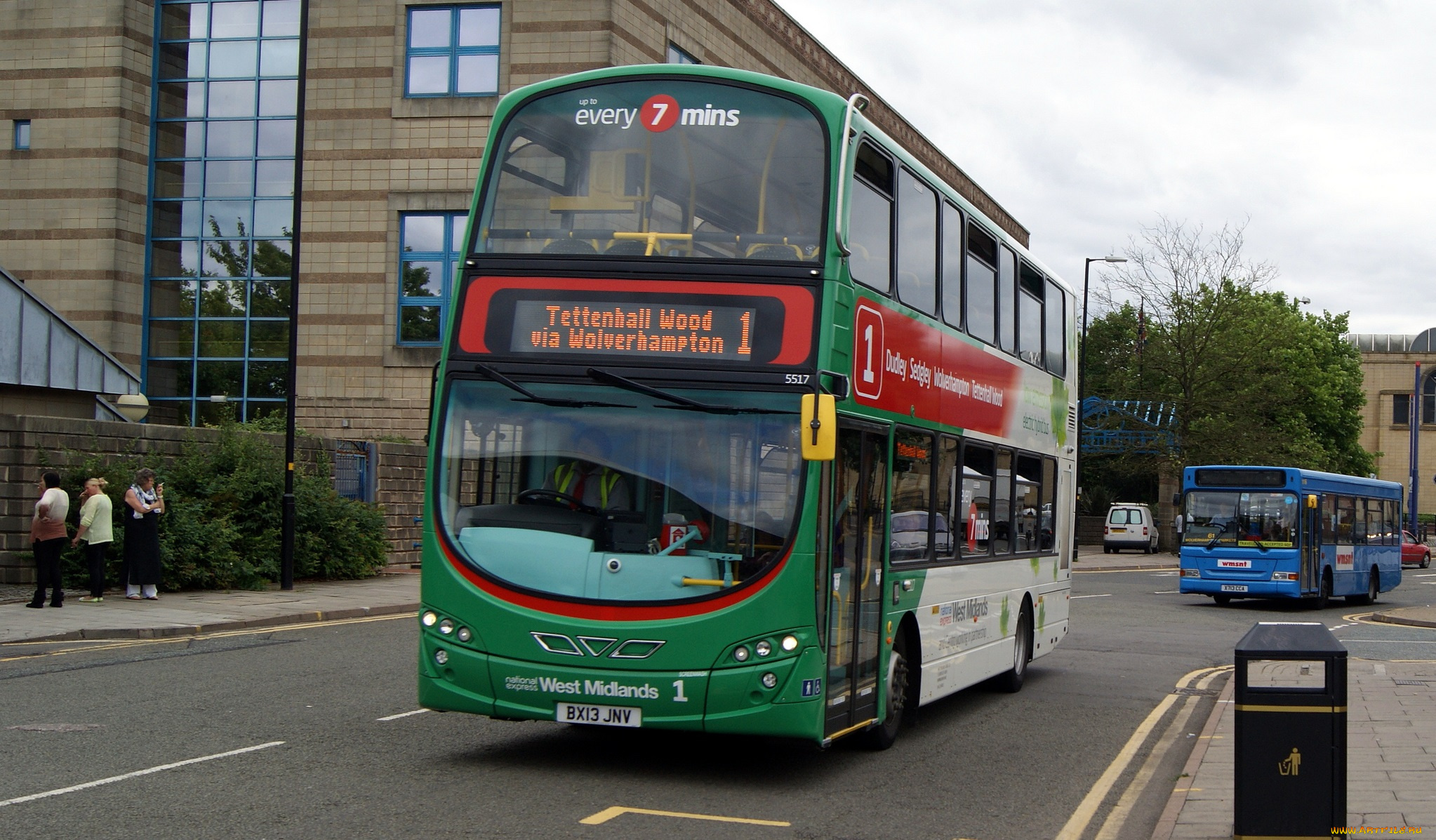 автомобили, автобусы, городской, автобус